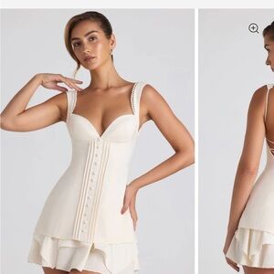 Oh Polly Cream Dress Cassandra